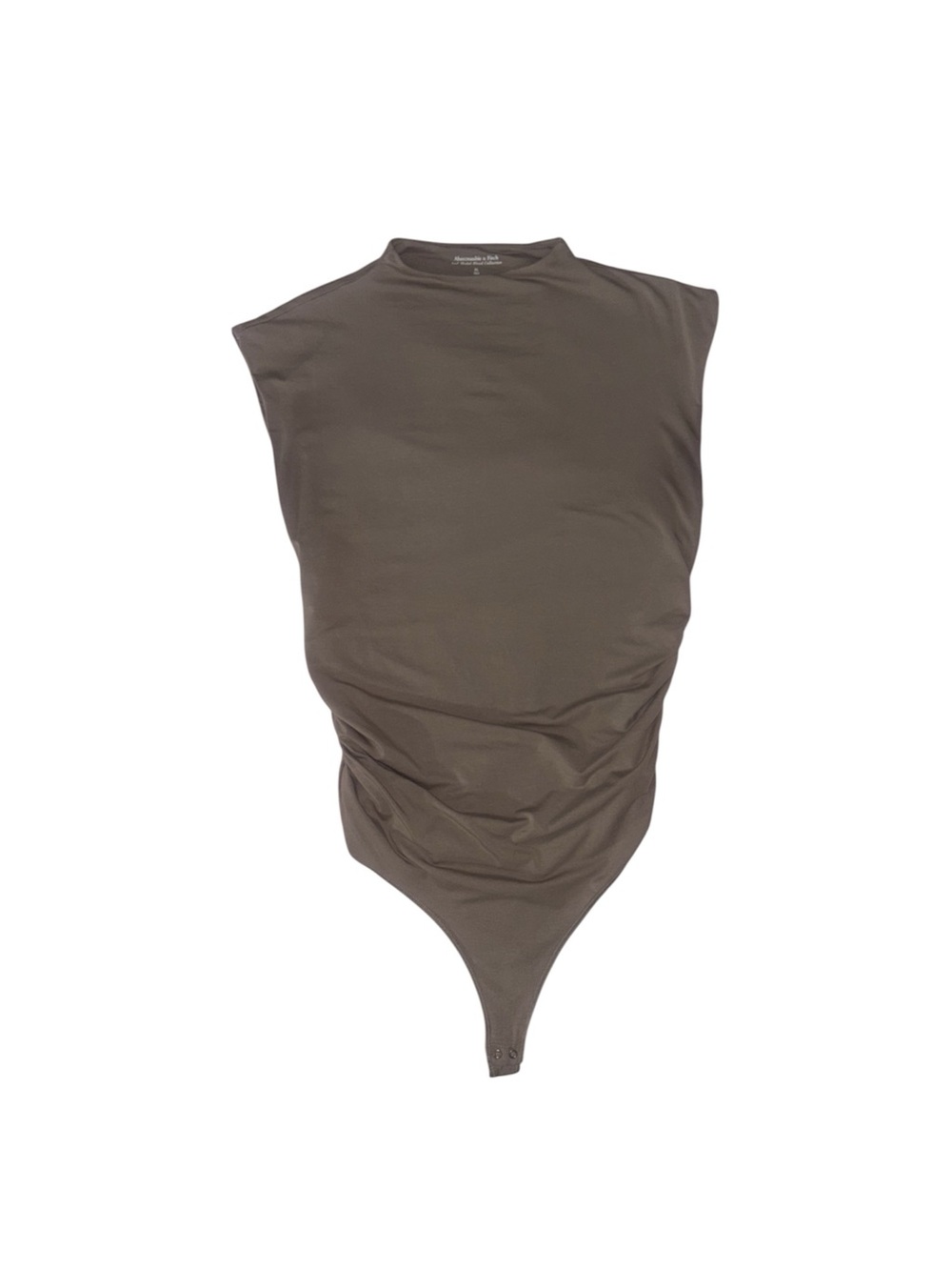✨Abercrombie & Fitch Taupe Ruched Bodysuit Size XL✨